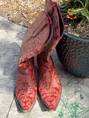 Old Gringo Women's Red Damask Western Boots